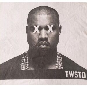 NWT Rare Kayne West Size XL Twistedfuks Shirt  "Stop Making Dumb Fuks Famous"